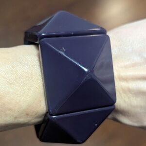Geometric Purple Wearable Bracelet